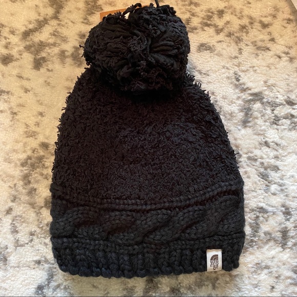 The North Face Mixed Stitch Pom Beanie 